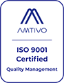 Logo showing ISO 9001 certification stamp.